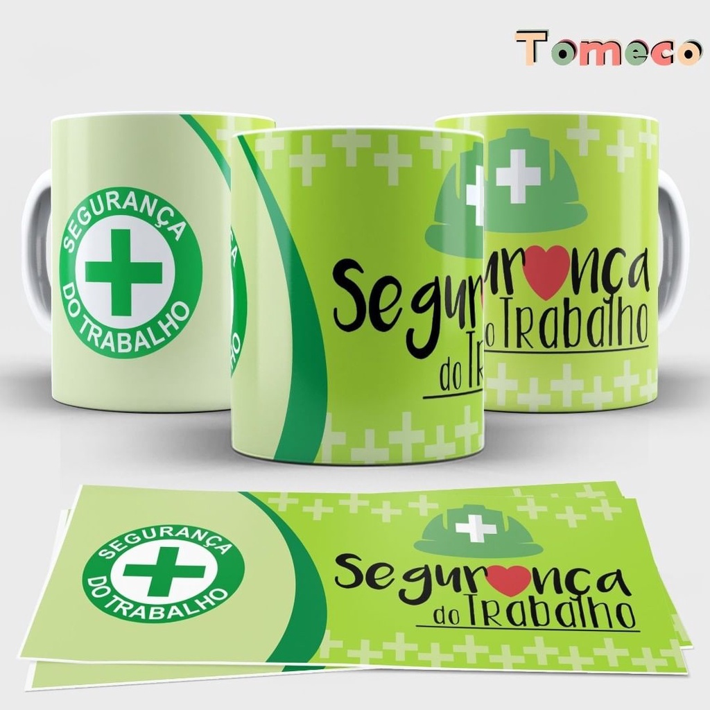 Caneca Personalizada Tecnico De Seguranca Do Trabalho Caneca Jamais