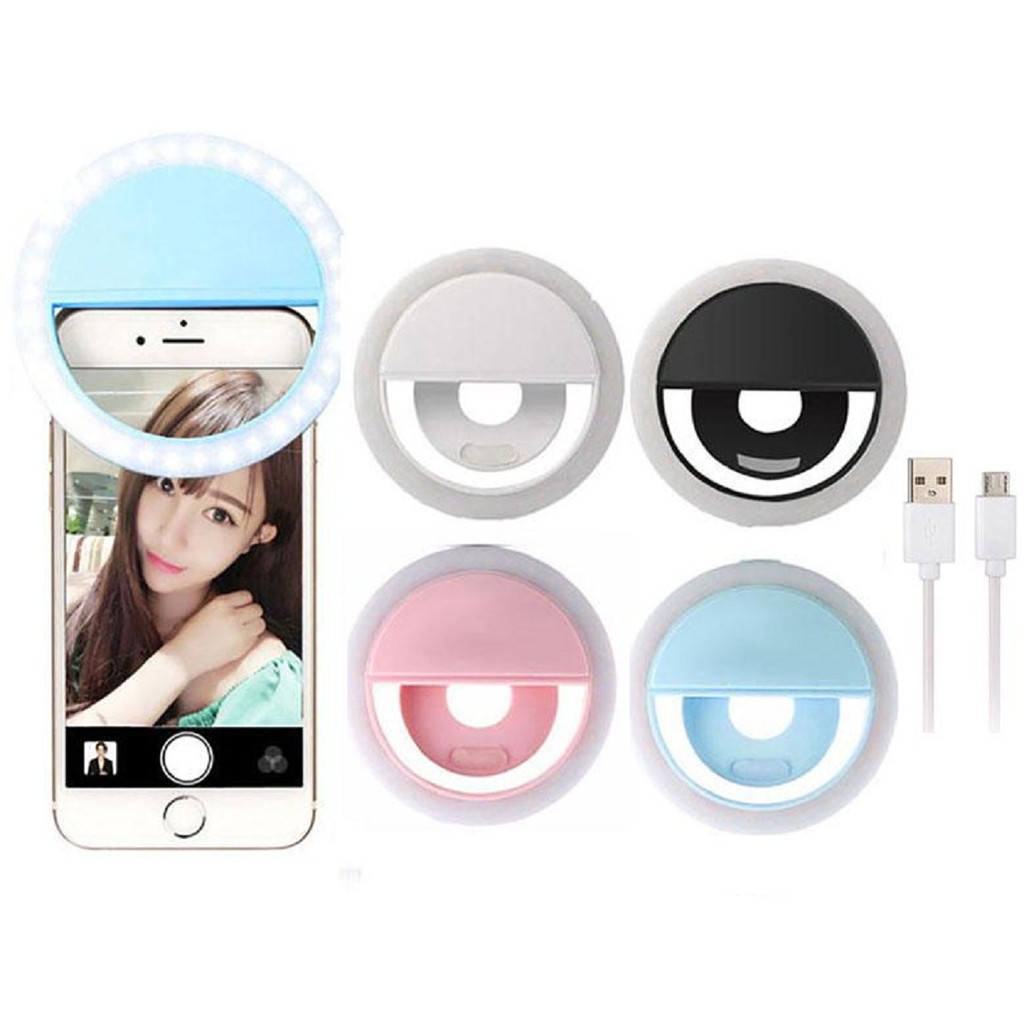 Clipe Anel Luz Selfie Ring Light Flash Led Celular Universal Tiktok