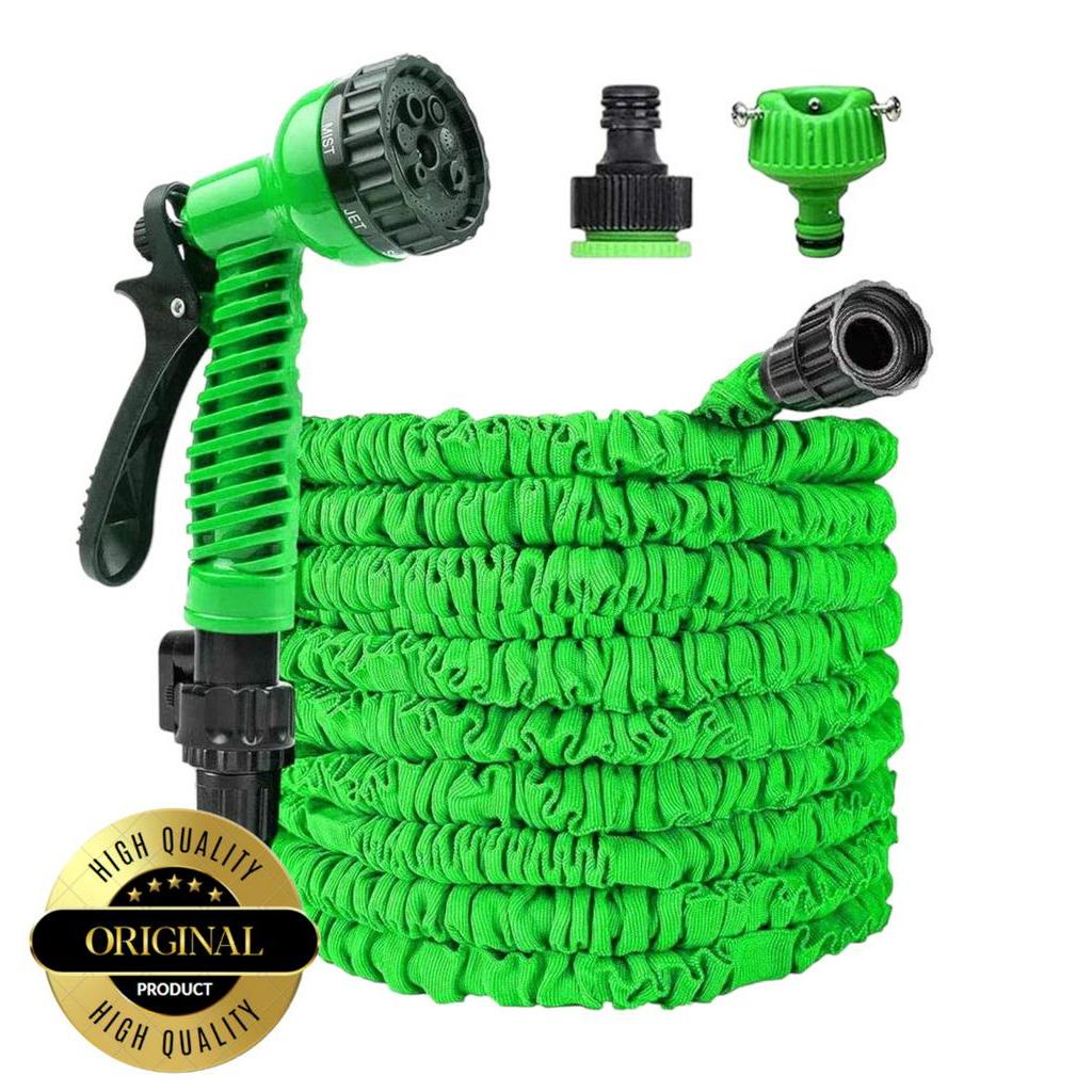 Mangueira M Gica Metros Para Jardim Flex Vel Mangueira Verde Nylon