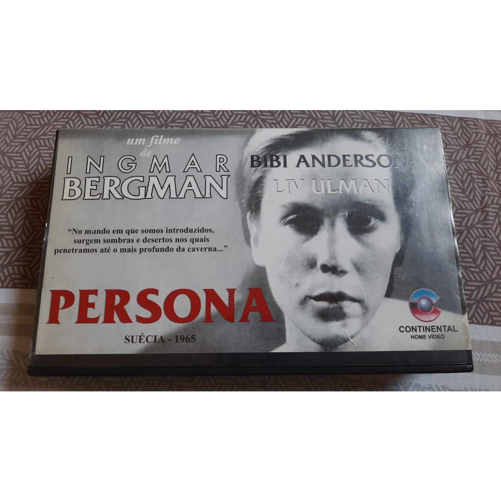 Fita Vhs Persona De Ingmar Bergman Su Cia Legendado Av Shopee