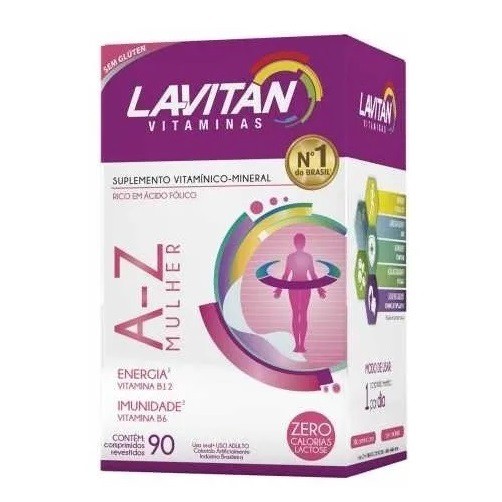 Lavitan A Z Mulher 90 Comprimidos CIMED Shopee Brasil