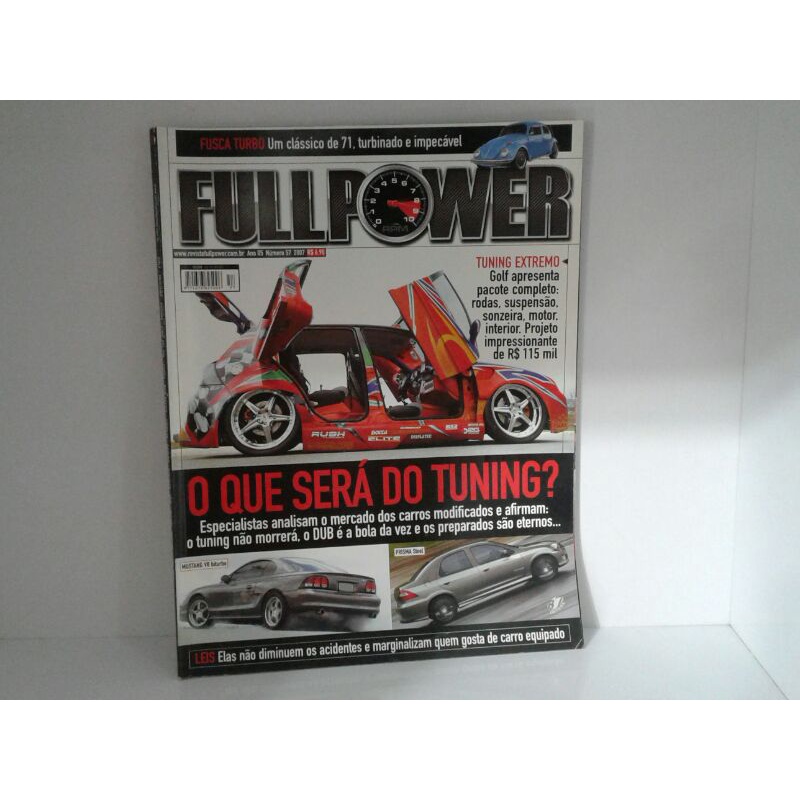 Revista FULLPOWER Mustang Fusca Golf Shopee Brasil