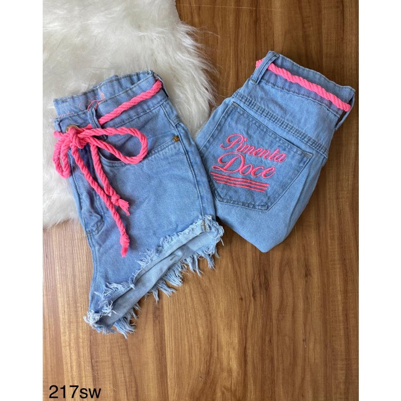 Short Jeans Pimenta Doce Original Modelo Ver O Shopee Brasil