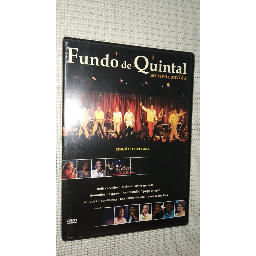 Dvd Fundo De Quintal Ao Vivo Convida 9661 Shopee Brasil