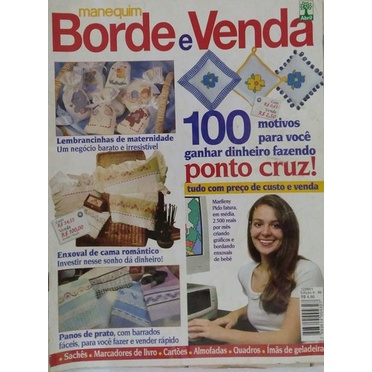 Revista Manequim Borde E Venda Shopee Brasil