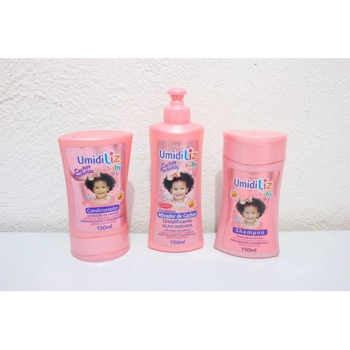 Umidiliz Baby Rosa Shampoo Condicionador E Umidificador De Cachos