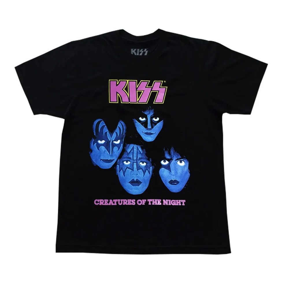 Camiseta Kiss Creatures Of The Night Masculina Shopee Brasil