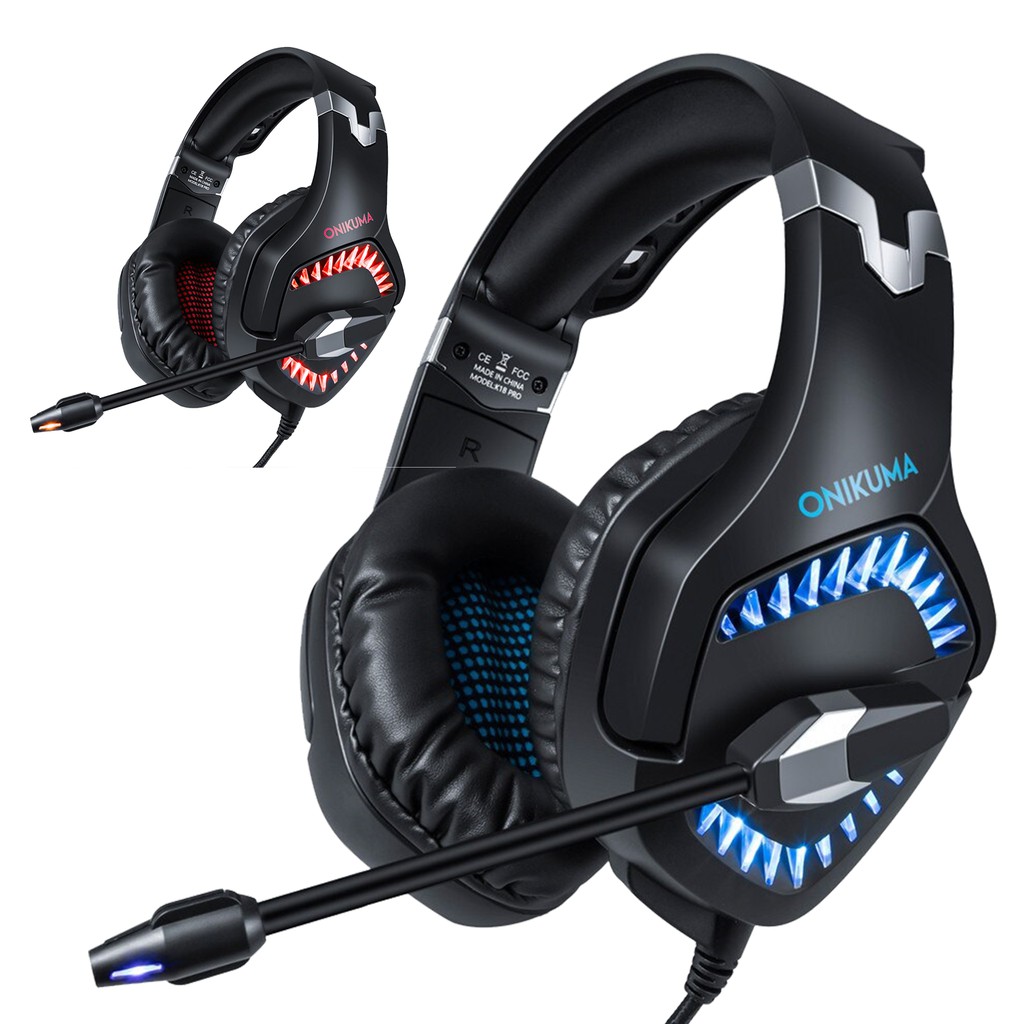 Fone Headset Gamer Fio Pro Onikuma K Pro P Pro Led Celular Ps