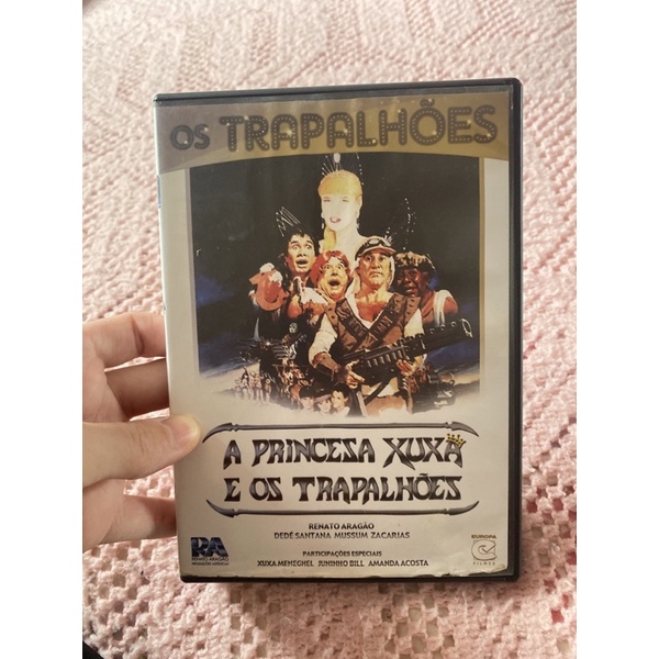 DVD A Princesa Xuxa e Os trapalhões Shopee Brasil