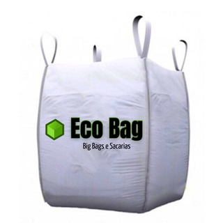 Saco Big Bag 90x90x120 cm 1000kg Resistente Reforçado 1m³ Reciclagem