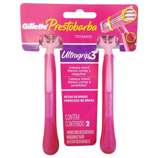 Aparelho Prestobarba Ultragrip Feminino Unidades Shopee Brasil