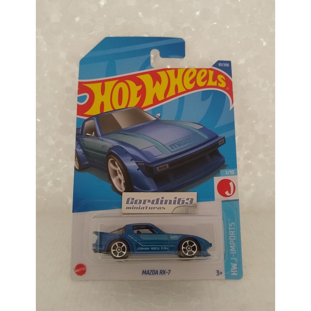 Hot Wheels Mazda RX 7 J Imports Shopee Brasil
