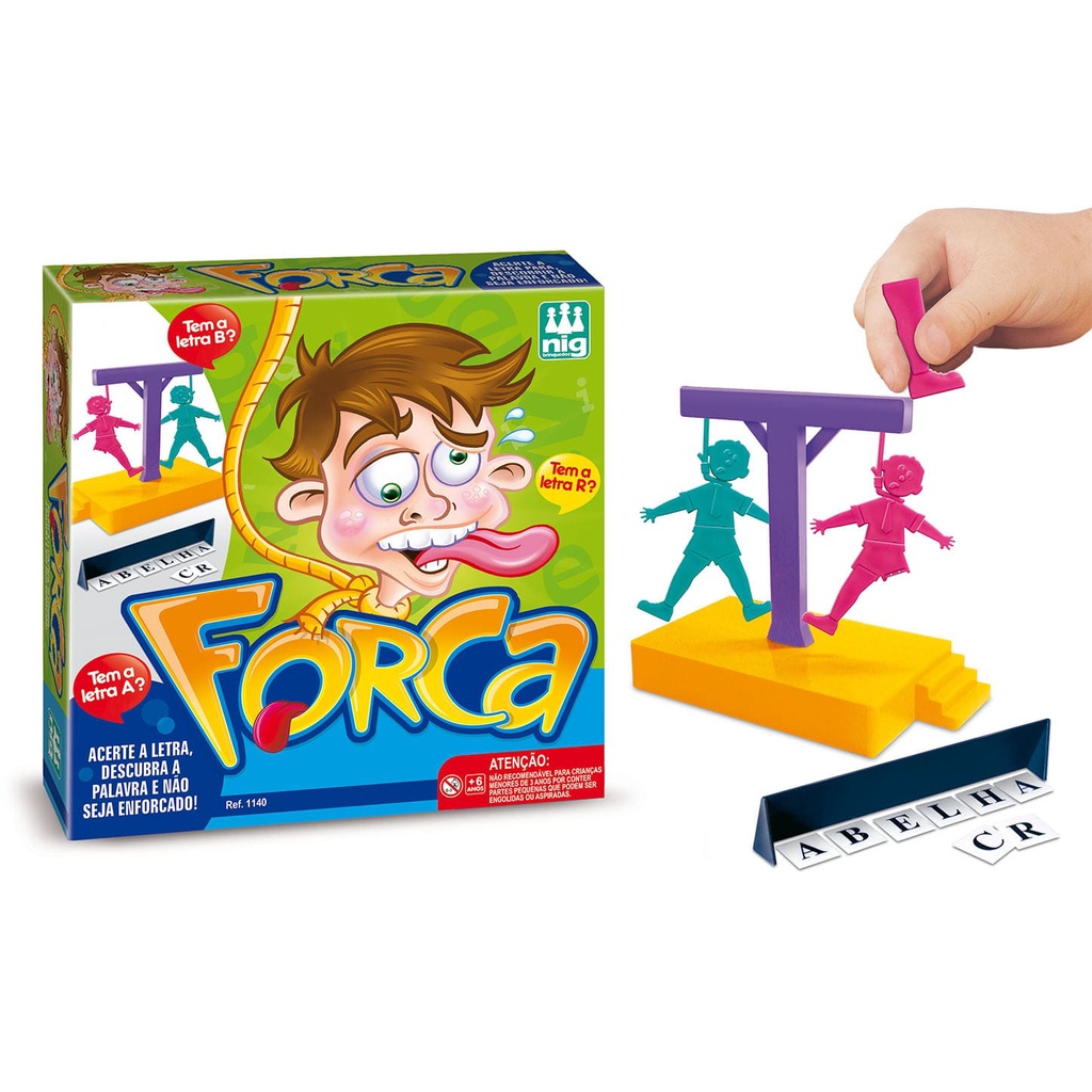 Jogo Da Forca Brinquedo Educativo Palavras Pais Filhos Verloop Io