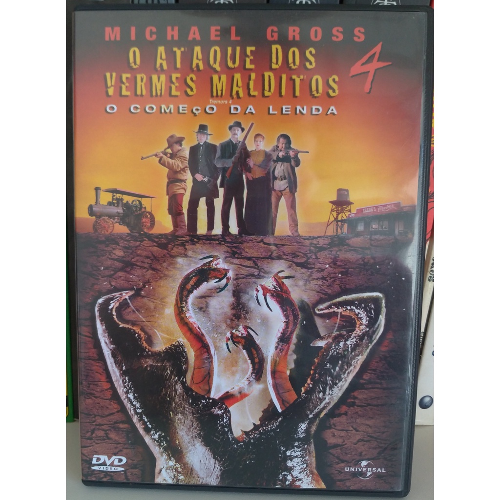 DVD O Ataque Dos Vermes Malditos 4 Shopee Brasil