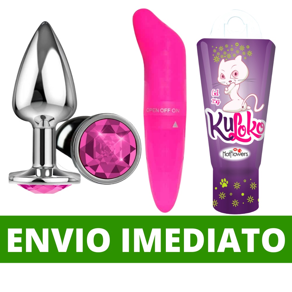 Plug Anal Joia Lubrificante Lubrificante Anal Vibrador Ponto G