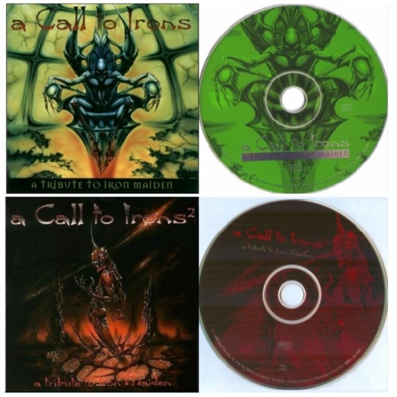 Lote 02 CDs Tributo Ao Iron Maiden A Call To Irons 1 E 2