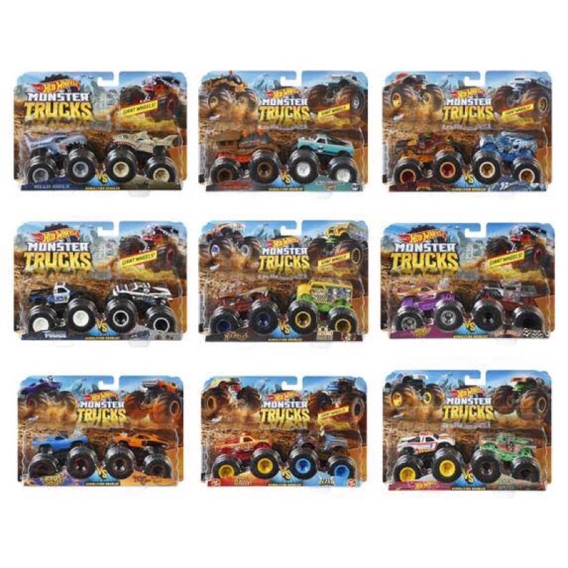 Hot Wheels 02 Monster Truck FYJ64 1 64 Mattel Shopee Brasil
