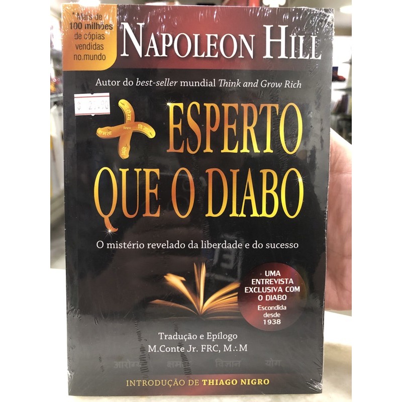 LIVRO MAIS ESPERTO QUE O DIABO NAPOLEON HILL LACRADO Shopee Brasil