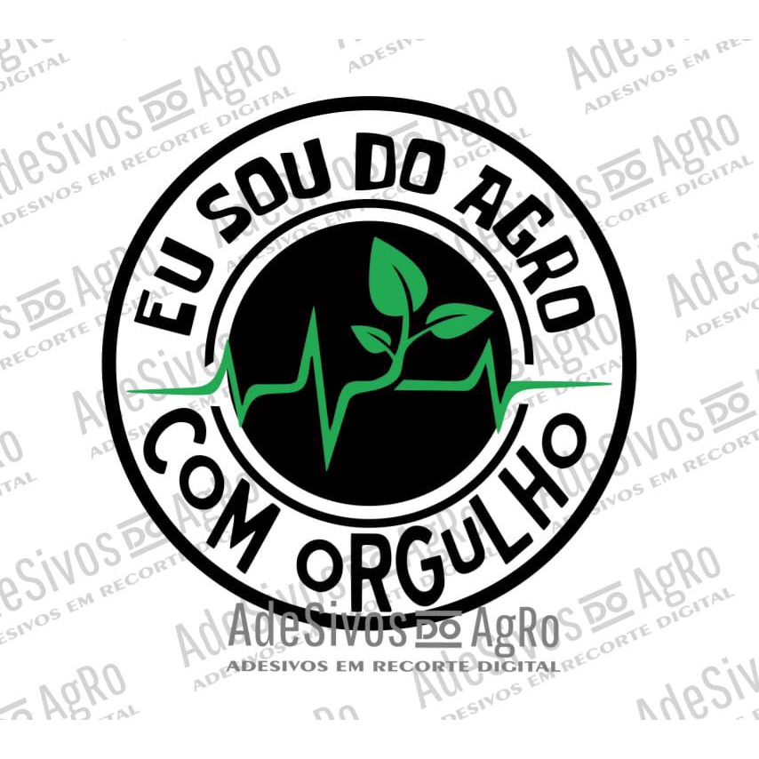 Adesivo Do Agro Eu Sou Do Agro Orgulho Shopee Brasil