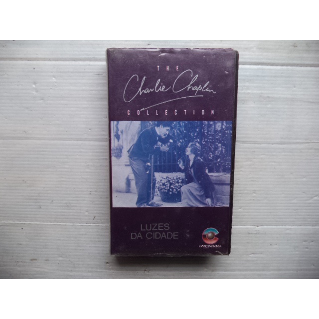 Fita Vhs Charlie Chaplin Luzes Da Cidade Shopee Brasil