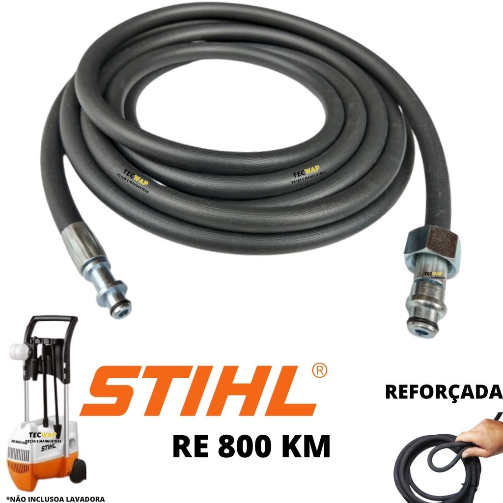 Metros Mangueira Para Lavadoras De Alta Press O Stihl Re Km