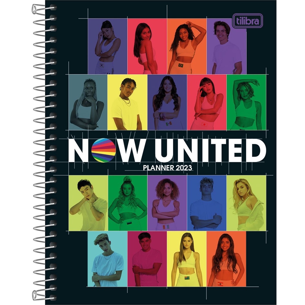 Agenda Planner Espiral Now United M7 Tilibra Shopee Brasil