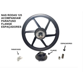 Jogo Roda Liga Leve Par Honda Cg 125 150 Titan Fan 6 Palitos Shopee