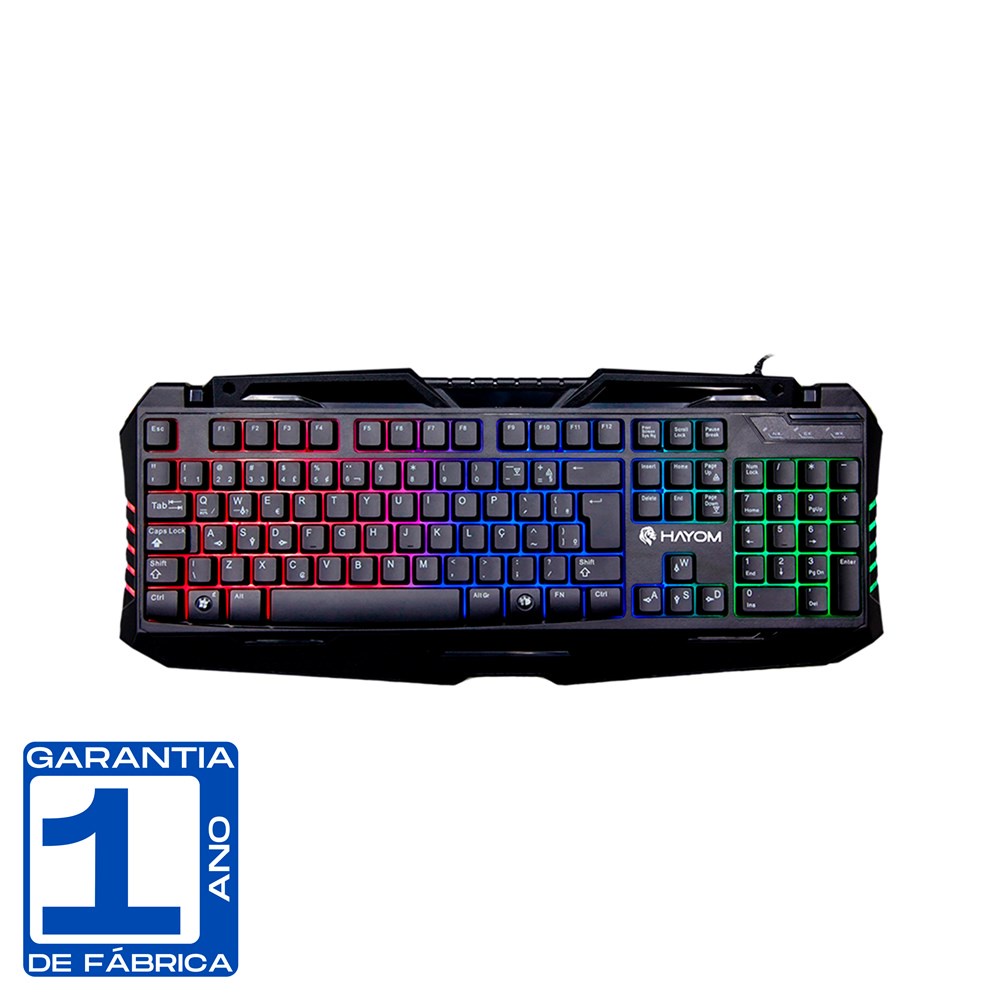 TECLADO GAMER USB LED HAYOM TC3205 PRETO Shopee Brasil