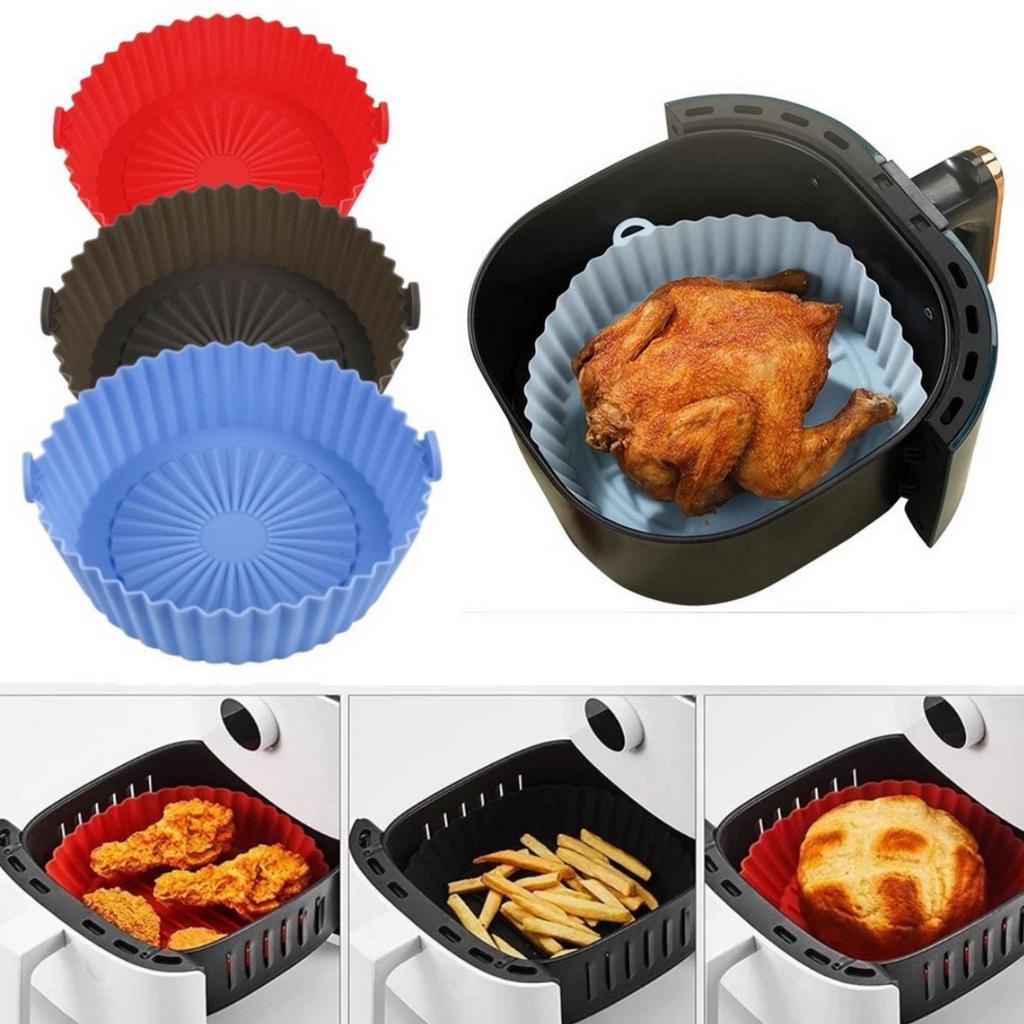 Kit Forma Air Fryer Fritadeira De Silicone Antiaderente Reutiliz Vel