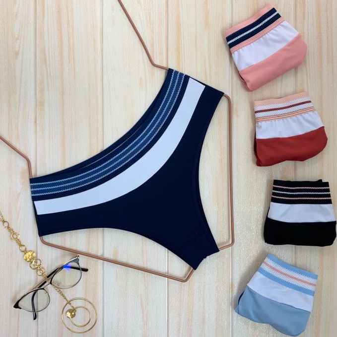 Kit Calcinhas Cós Alto Cueca Feminina Conforto Lingerie Revenda