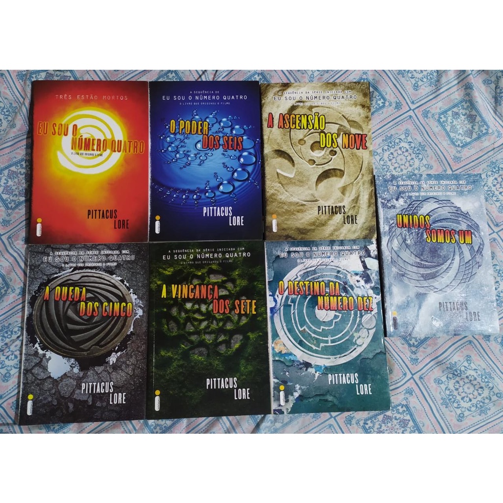 S Rie Completa Os Legados De Lorien Eu Sou O N Mero Quatro Shopee