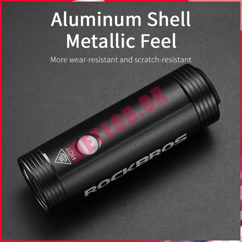 Rockbros Lumen Bicicleta Luz Frontal Led Usb Luz Recarreg Vel Para