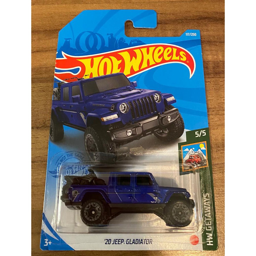 HOT WHEELS Mattel 20 JEEP GLADIATOR HW GETAWAYS 5 5 117 250