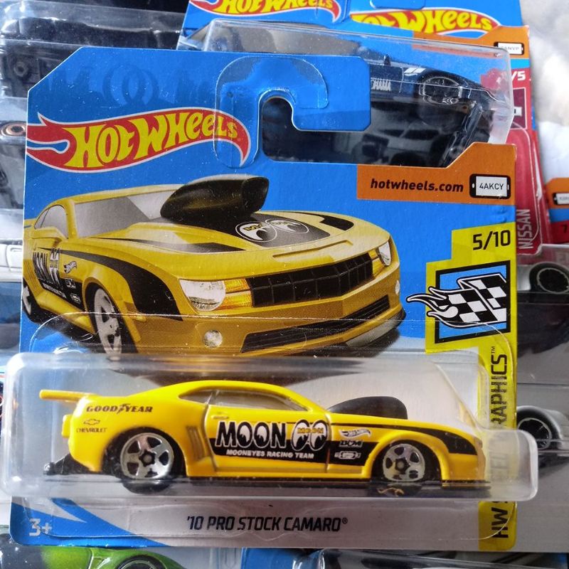 Miniatura Hot Wheels Camaro Pro Stock Moon Eyes Shopee Brasil