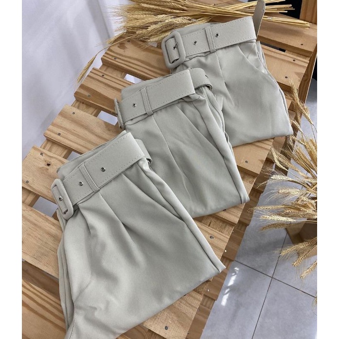 Short Alfaiataria Cinto Encapado Nude Shopee Brasil