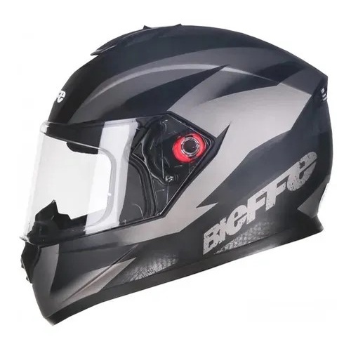 Capacete Moto Bieffe B12 Thunder Preto Grafite N58 Shopee Brasil