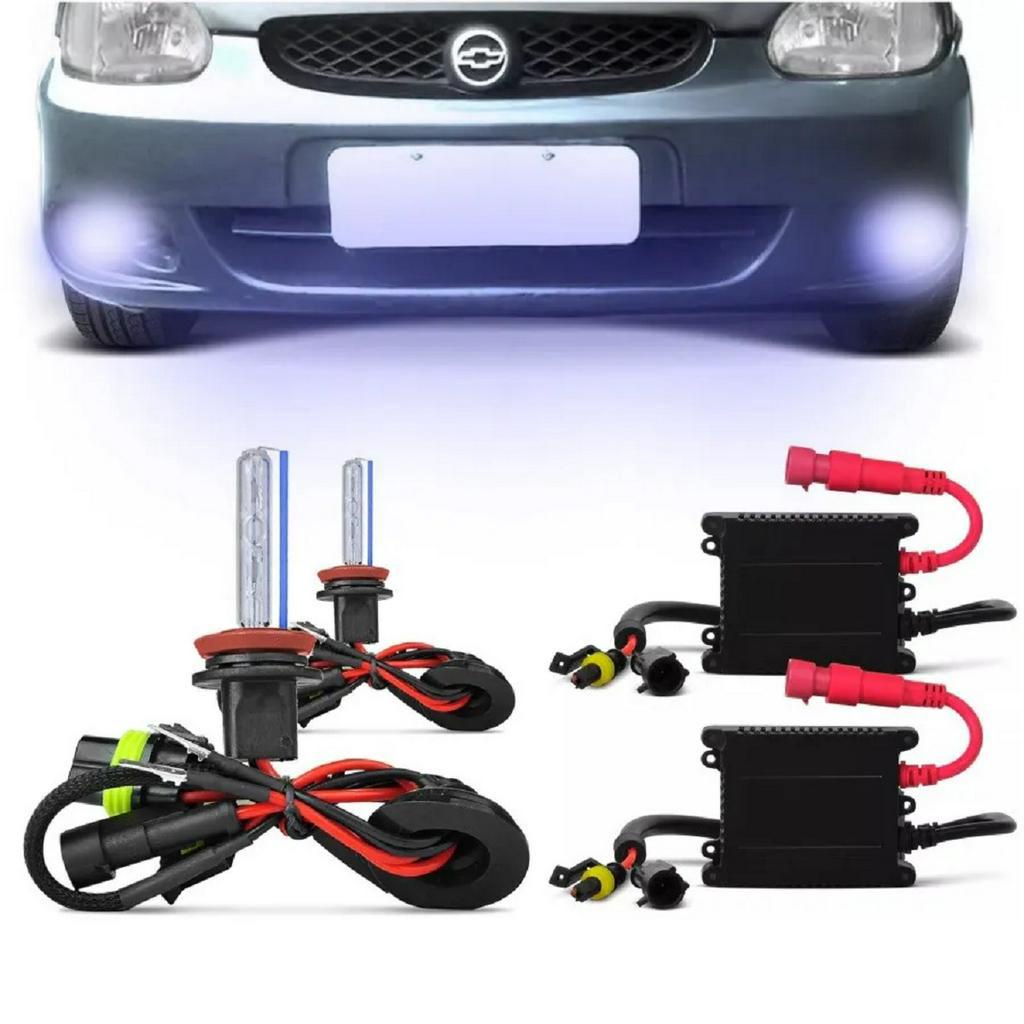 Kit Xenon Farol Milha Neblina Corsa Wind Super Hatch Sedan 94 95 96 97