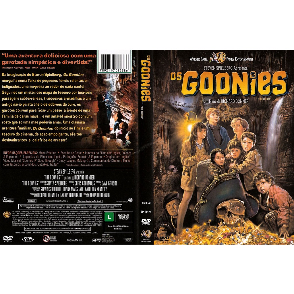 Os Goonies Dvd Lacrado Shopee Brasil