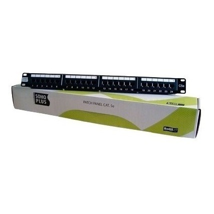 PATCH PANEL CAT 5E 24 PORTAS SOHO PLUS 35050401 FURUKAWA Shopee Brasil