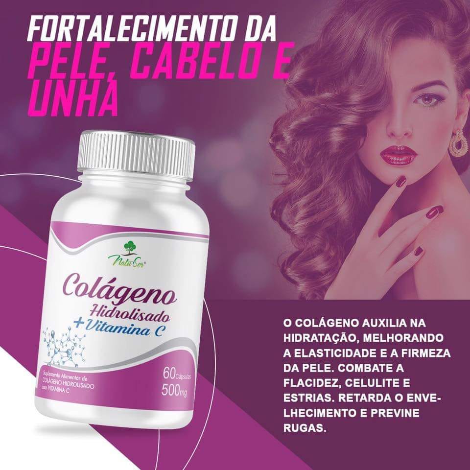 Col Geno Hidrolisado Vitamina C Mg Caps Shopee Brasil