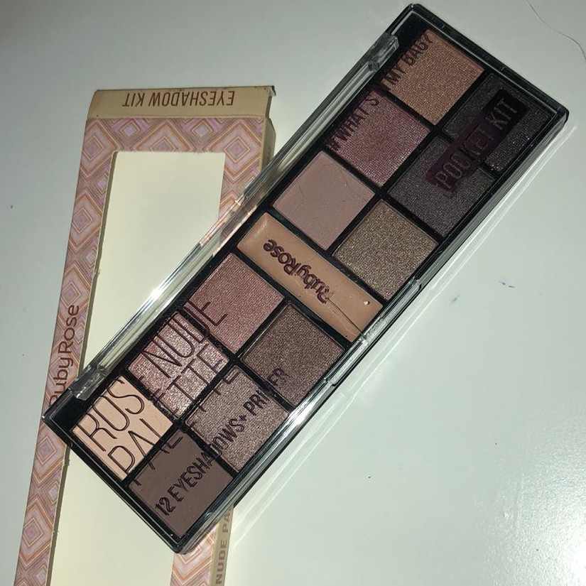 Rose Nude Pallete Ruby Rose Shopee Brasil