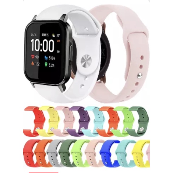 Pulseira SILICONE 20mm E 22mm Para P68 P70 P80 T80 Amazfit Gts Bip