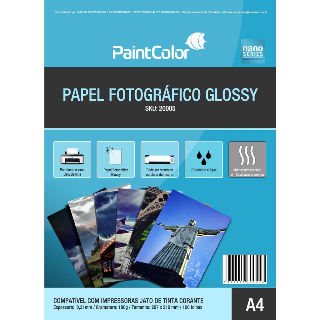 Papel Fotogr Fico Glossy A G Folhas Shopee Brasil