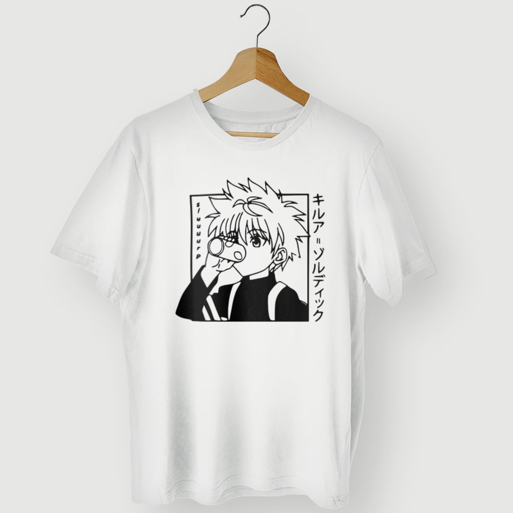 Camisa Masculina Camiseta Anime Hunter X Hunter Hunterxhunter Killua