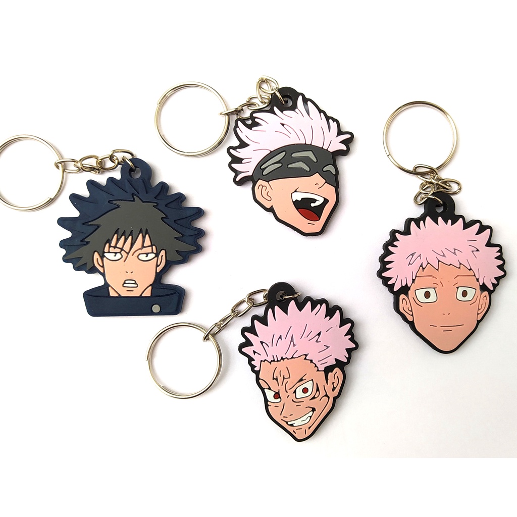 Chaveiro Borracha Personagens Jujutsu Kaisen Shopee Brasil