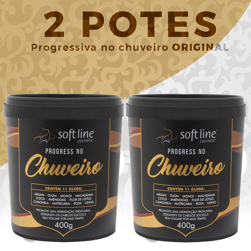 Progressiva No Chuveiro Original Softline G Potes Shopee Brasil