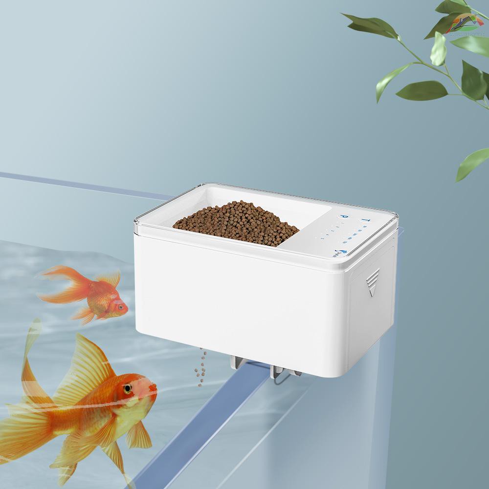 Alimentador De Peixe Autom Tico Inteligente Digital Fish Food Dispenser