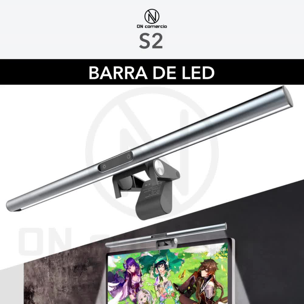 Barra De Led Monitor Lumin Ria Usb Barra Led Cores Luz Monitor Notebook