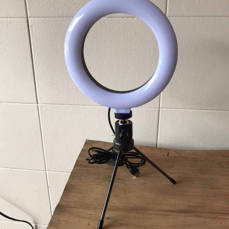 Ring Light De Mesa Polegadas Cm Shopee Brasil