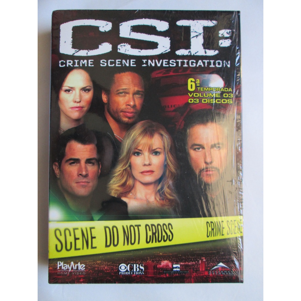 Dvd Csi Crime Scene Investigation A Temporada Vol Box Dvds